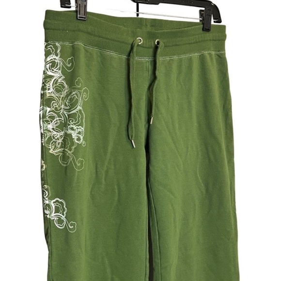 BCBG MaxAzria Women’s Sweatpants Green Size Large - Picture 4 of 10